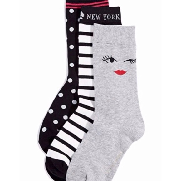 🆕 | ♠️ Kate Spade 3pc Sock Set - Picture 2 of 6